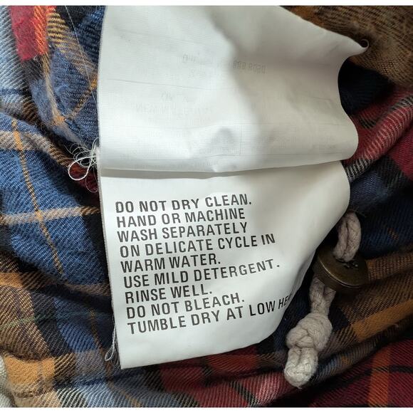 Vintage 80s Vest Tan Goose Down Flannel Lined Outdoor Men's Size M Eddie Bauer - Picture 8 of 9